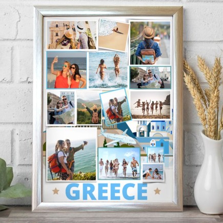 Greece utazós fotókollázs | MyPrintPix