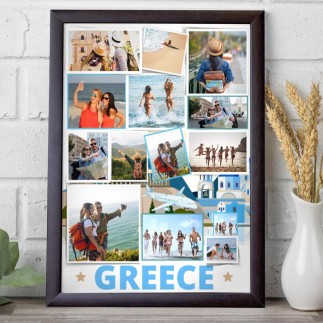 Greece utazós fotókollázs | MyPrintPix