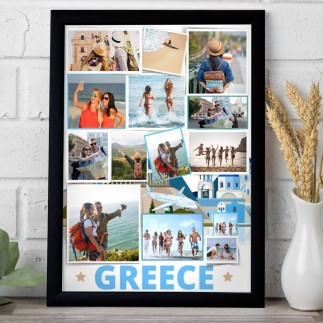 Greece utazós fotókollázs | MyPrintPix