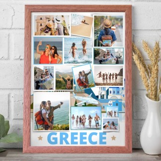 Greece utazós fotókollázs | MyPrintPix