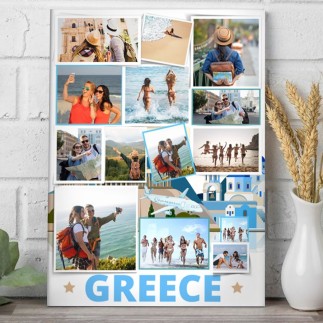 Greece utazós fotókollázs | MyPrintPix