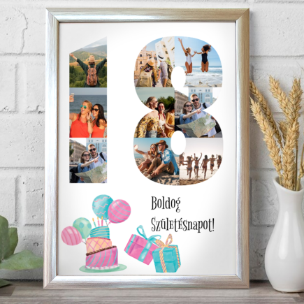 BSZ - 18 születésnapi fotókollázs | MyPrintPix
