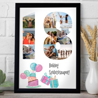 BSZ - 18 születésnapi fotókollázs | MyPrintPix