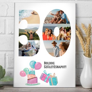 BSZ - 30 születésnapi fotókollázs | MyPrintPix