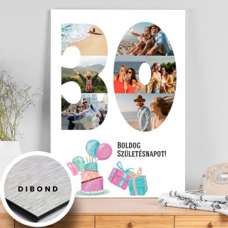 BSZ - 30 születésnapi fotókollázs | MyPrintPix