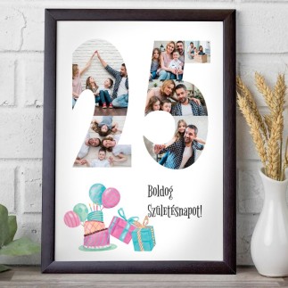 BSZ- 25 születésnapi fotókollázs | MyPrintPix