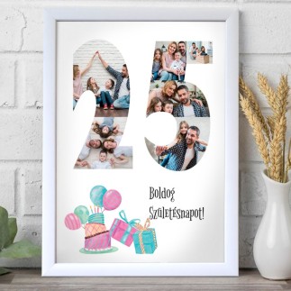 BSZ- 25 születésnapi fotókollázs | MyPrintPix