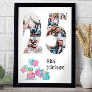BSZ- 25 születésnapi fotókollázs | MyPrintPix