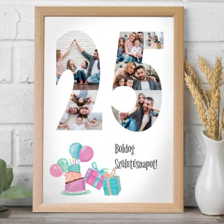 BSZ- 25 születésnapi fotókollázs | MyPrintPix