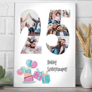 BSZ- 25 születésnapi fotókollázs | MyPrintPix