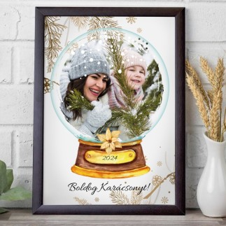 Köszöntő - Karácsonyi dísz karácsonyi fotókollázs | MyPrintPix