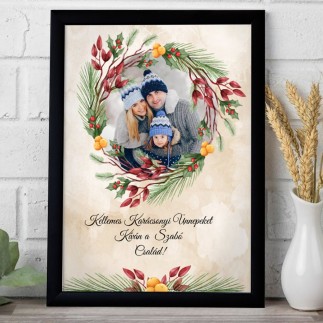 Köszöntő - Karácsonyi üdvözlet karácsonyi fotókollázs | MyPrintPix