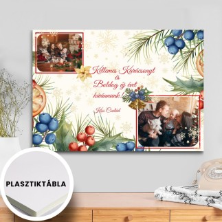 Köszöntő Karácsonyi üdvözlet karácsonyi fotókollázs | MyPrintPix