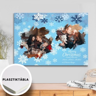 Let it Snow! Karácsonyi üdvözlet karácsonyi fotókollázs | MyPrintPix