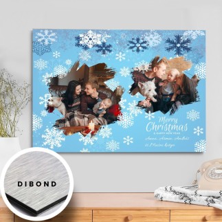 Let it Snow! Karácsonyi üdvözlet karácsonyi fotókollázs | MyPrintPix