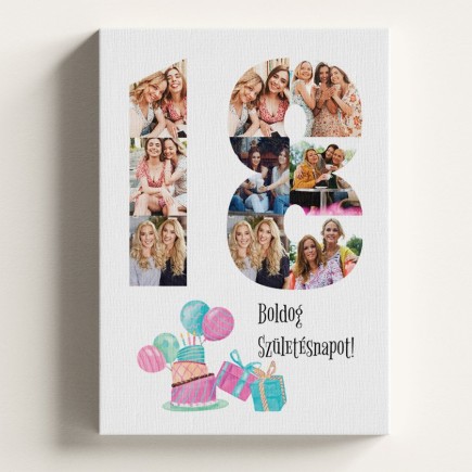 BSZ - 18 születésnapi fotókollázs | MyPrintPix