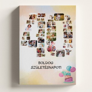 Vászon - 40 sok képes születésnapi vászonkép | MyPrintPix