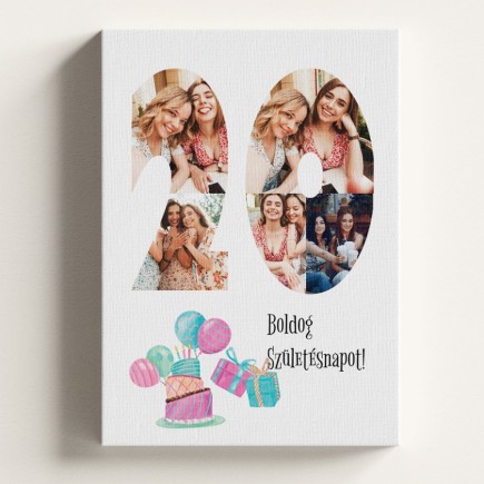 BSZ - 20 születésnapi fotókollázs | MyPrintPix