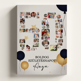 Vászon - 50 sok képes születésnapi vászonkép | MyPrintPix