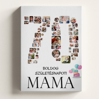 Vászon - 70 sok képes születésnapi vászonkép | MyPrintPix
