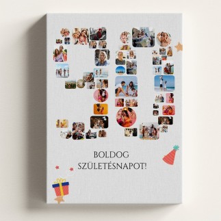 Vászon - 90 sok képes születésnapi vászonkép | MyPrintPix