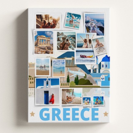 Greek utazós fotókollázs | MyPrintPix