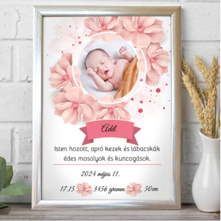 Isten hozott babás fotókollázs | MyPrintPix