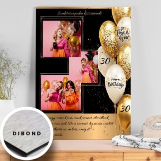 Birthday Gold születésnapi fotókollázs | MyPrintPix