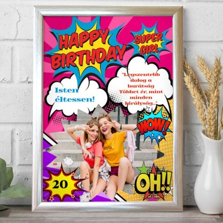 Super Szülinap születésnapi fotókollázs | MyPrintPix