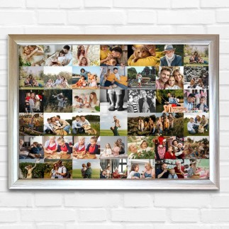 Kollázs 42 képes fekvő fotókollázs | MyPrintPix
