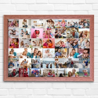 Kollázs 42 képes fekvő fotókollázs | MyPrintPix