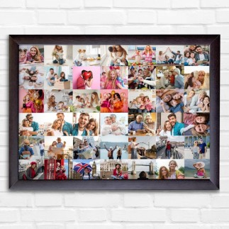 Kollázs 42 képes fekvő fotókollázs | MyPrintPix