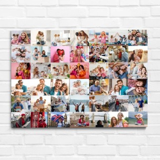 Kollázs 42 képes fekvő fotókollázs | MyPrintPix