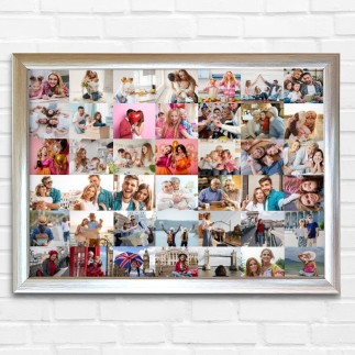 Kollázs 42 képes fekvő fotókollázs | MyPrintPix