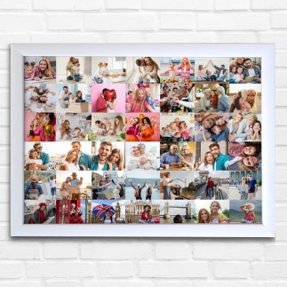 Kollázs 42 képes fekvő fotókollázs | MyPrintPix