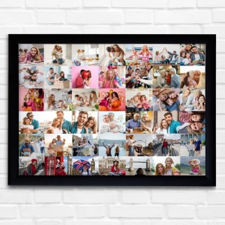 Kollázs 42 képes fekvő fotókollázs | MyPrintPix