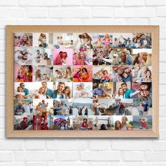 Kollázs 42 képes fekvő fotókollázs | MyPrintPix