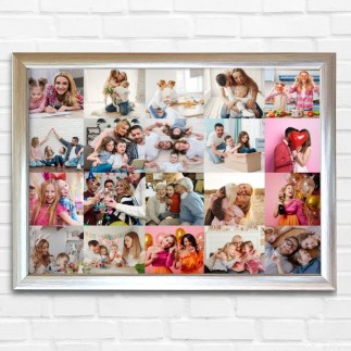 Kollázs 20 képes fekvő születésnapi fotókollázs | MyPrintPix