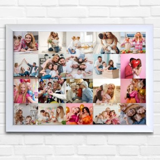 Kollázs 20 képes fekvő születésnapi fotókollázs | MyPrintPix