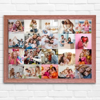 Kollázs 20 képes fekvő születésnapi fotókollázs | MyPrintPix