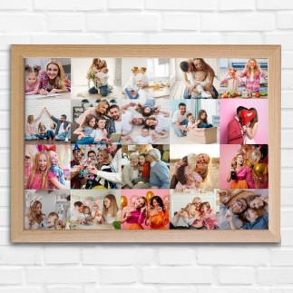 Kollázs 20 képes fekvő születésnapi fotókollázs | MyPrintPix