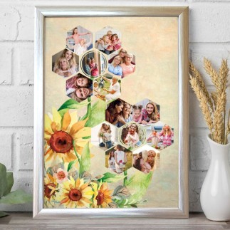 Sunflower fotókollázs | MyPrintPix