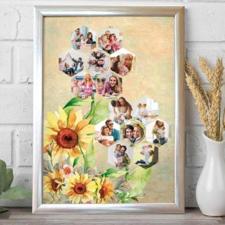 Sunflower fotókollázs | MyPrintPix