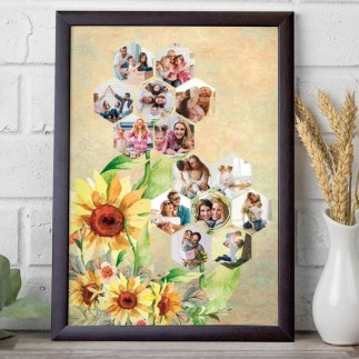 Sunflower fotókollázs | MyPrintPix
