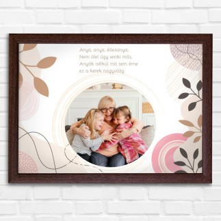 Köszöntő Anya fekvő modern anyák napi fotókollázs | MyPrintPix