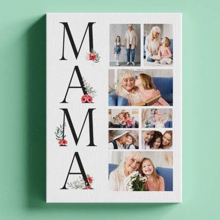 Vászonkép- Mama anyák napi vászonkép fotókollázs | MyPrintPix