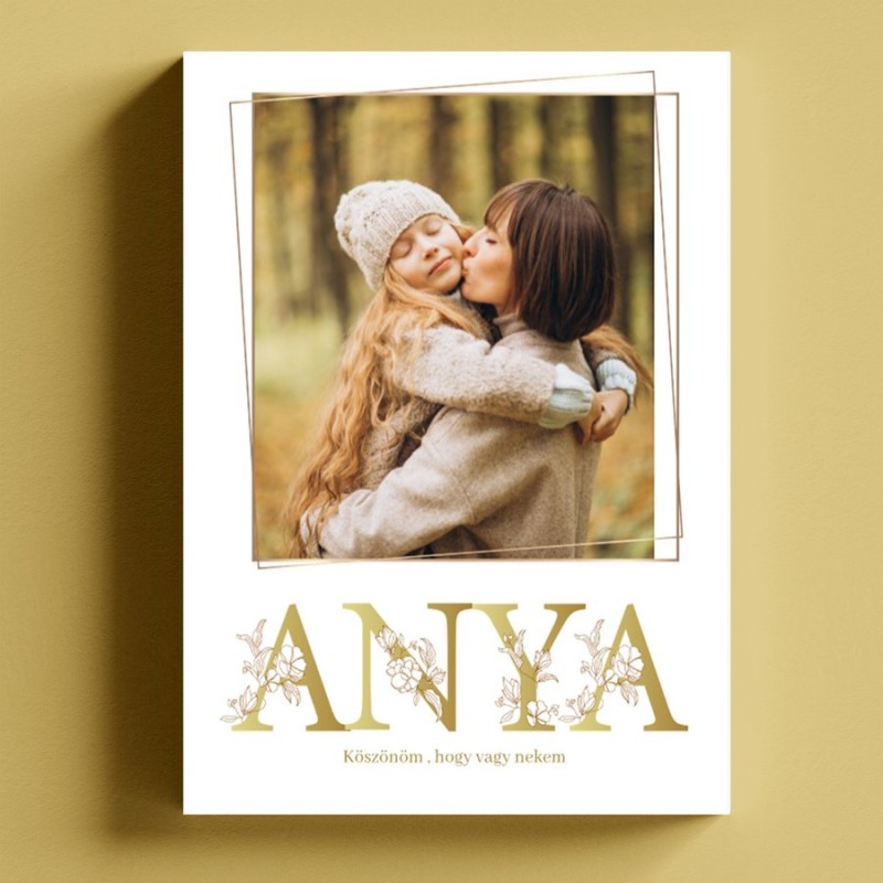Vászonkép- Anya arany