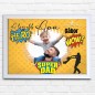 Köszöntő Apa - fekvő -super dad
