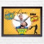 Köszöntő Apa - fekvő -super dad