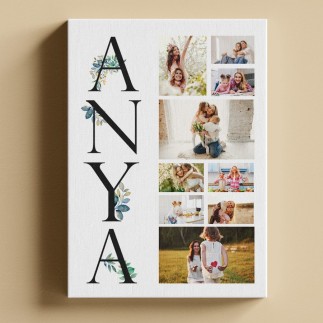 Vászonkép- Anya anyák napi vászonkép fotókollázs | MyPrintPix